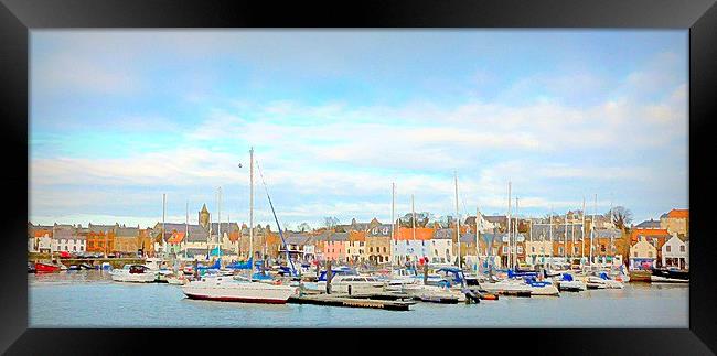  anstruther harbor   Framed Print by dale rys (LP)