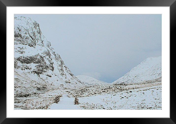 path to glencoe Framed Mounted Print by dale rys (LP)