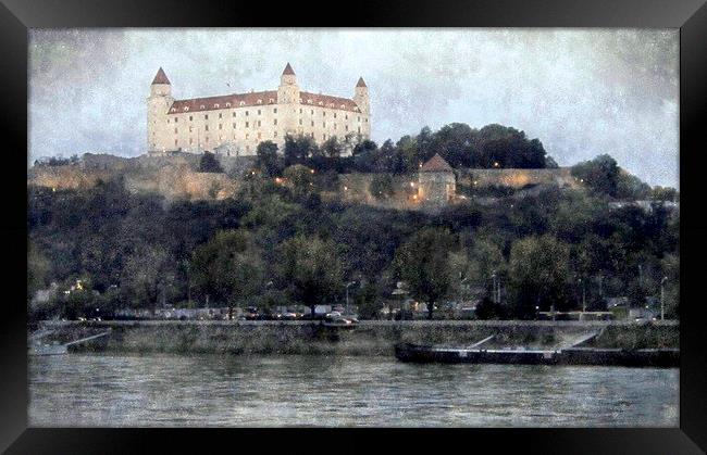  bratislava castle  Framed Print by dale rys (LP)