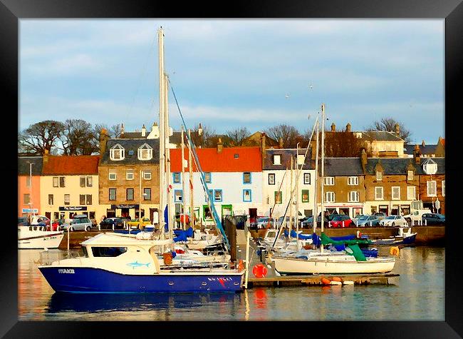  anstruther harbor   Framed Print by dale rys (LP)
