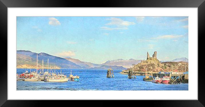  moal castle-skye Framed Mounted Print by dale rys (LP)