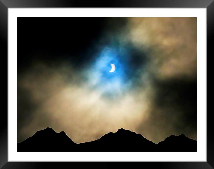  moody highlands eclipse Framed Mounted Print by dale rys (LP)