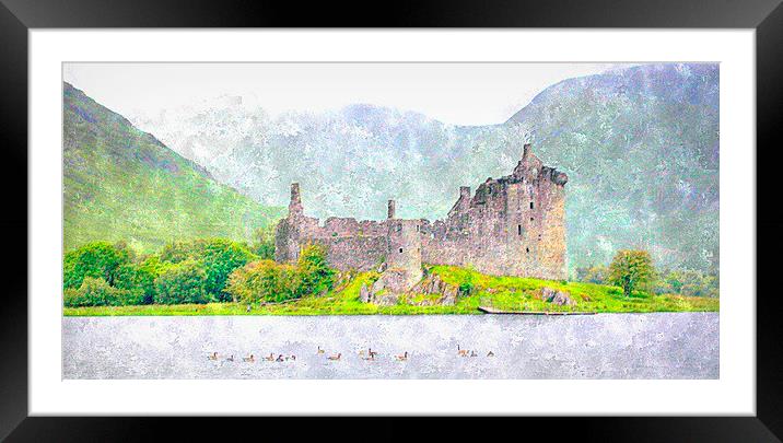  kilchurn castle  Framed Mounted Print by dale rys (LP)