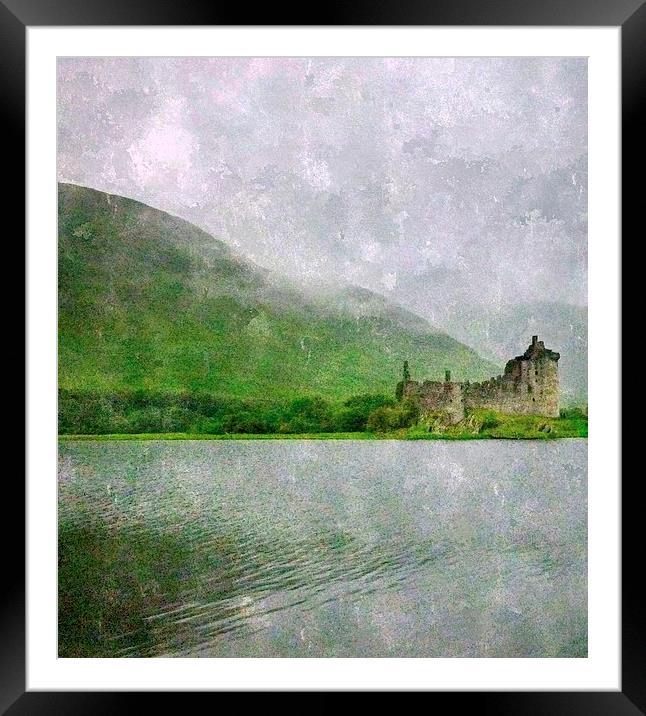  kilchurn castle argyll and bute Framed Mounted Print by dale rys (LP)
