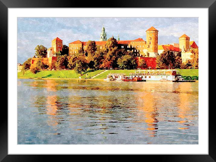  wawel castle,krakow,poland Framed Mounted Print by dale rys (LP)