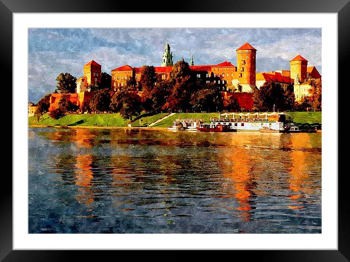  wawel castle,krakow,poland  Framed Mounted Print by dale rys (LP)