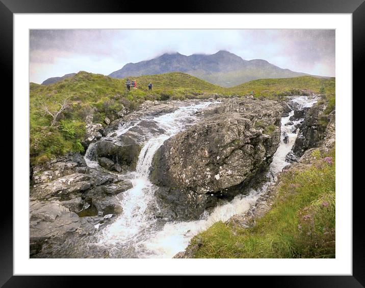 sligachan - skye Framed Mounted Print by dale rys (LP)