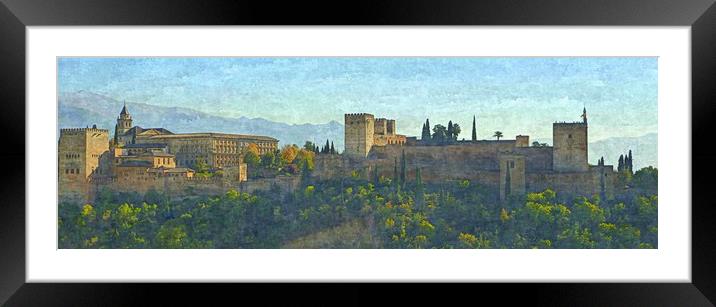 Granada,Spain   Framed Mounted Print by dale rys (LP)