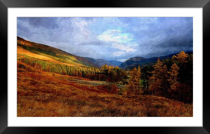 highlands fall  Framed Mounted Print by dale rys (LP)