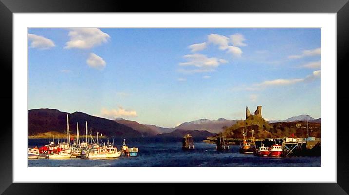 caisteal maol-skye Framed Mounted Print by dale rys (LP)