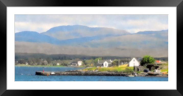 life on skye Framed Mounted Print by dale rys (LP)