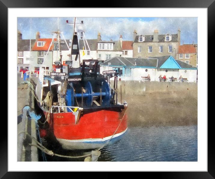 anstruther fife scotland 2 Framed Mounted Print by dale rys (LP)