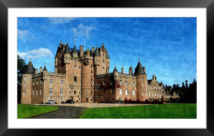 glamis castle 2 Framed Mounted Print by dale rys (LP)