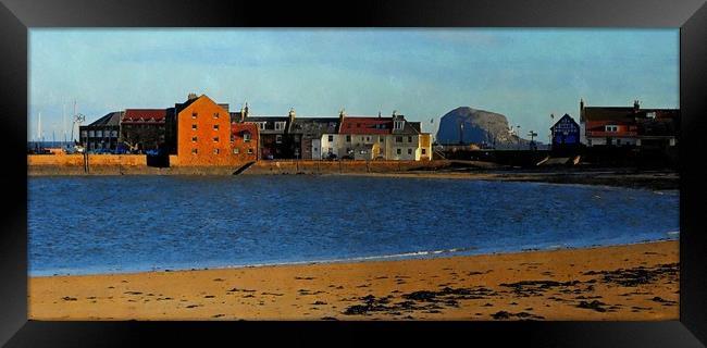 NORTH BERWICK SCENE Framed Print by dale rys (LP)