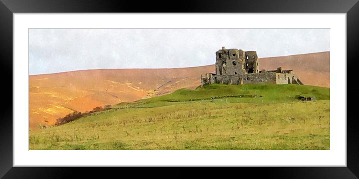 castle's edge Framed Mounted Print by dale rys (LP)