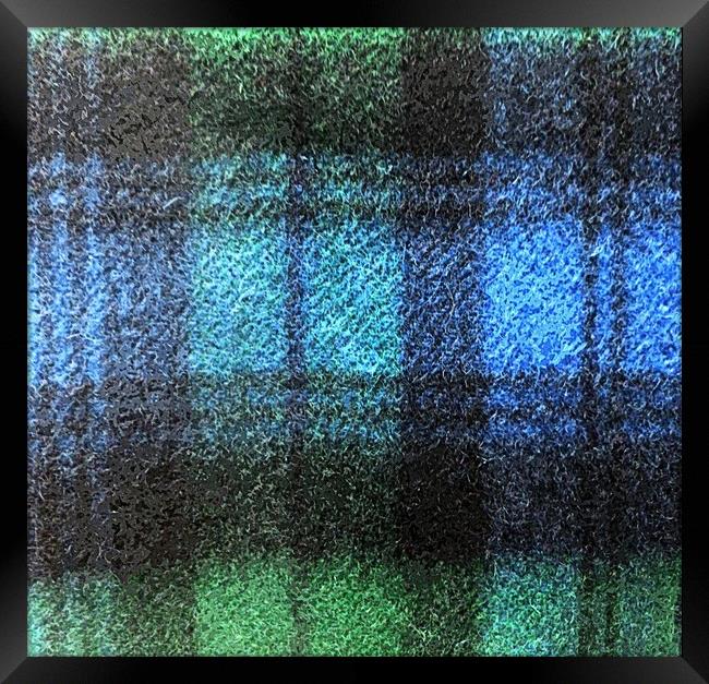 scottish tartan  Framed Print by dale rys (LP)