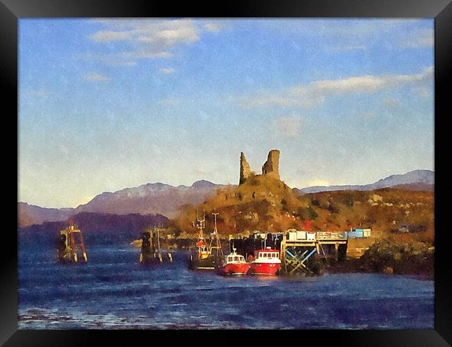 caisteal maol-skye Framed Print by dale rys (LP)