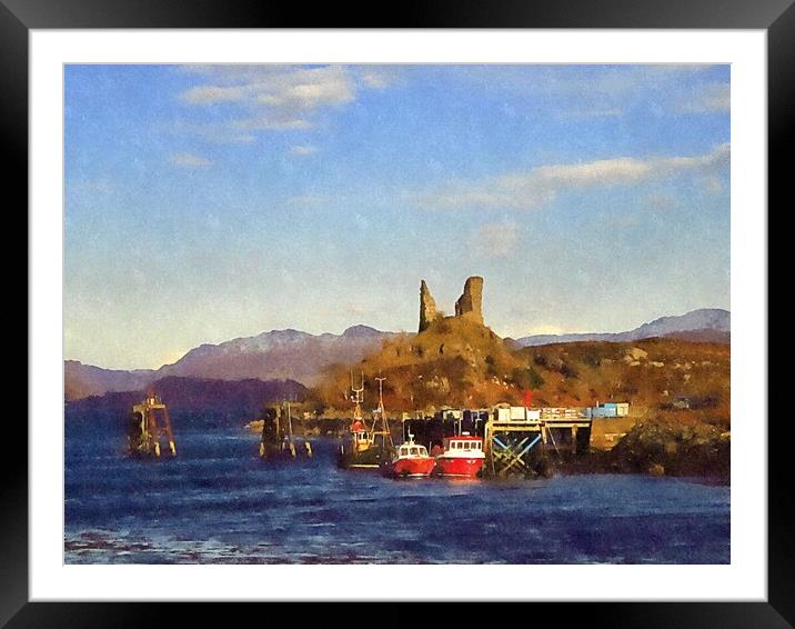 caisteal maol-skye Framed Mounted Print by dale rys (LP)