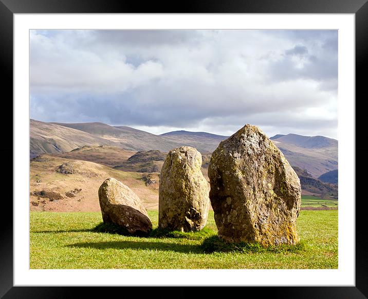 Standing Stones Framed Mounted Print by Paul McKenzie