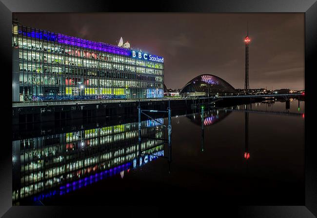 BBC & Science Museum - Glasgow Framed Print by Michael Moverley