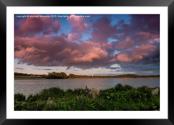  Sunset at Loch Skene Framed Mounted Print by Michael Moverley