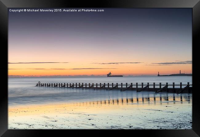 Sunrise Aberdeen Beach  Framed Print by Michael Moverley