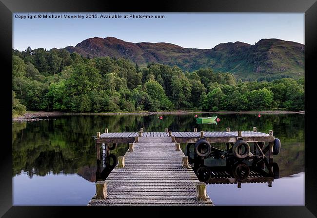  Serenity at St Fillans Framed Print by Michael Moverley
