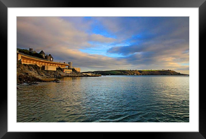 Plymouth Hoe Framed Mounted Print by Debbie Metcalfe