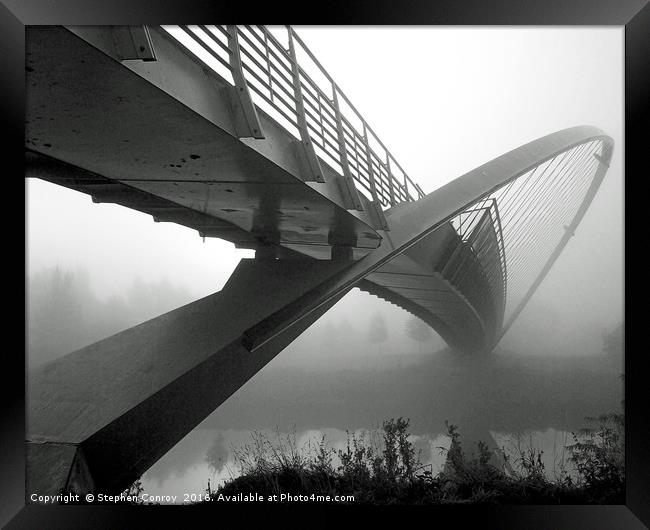 Bridge to Nowhere Framed Print by Stephen Conroy