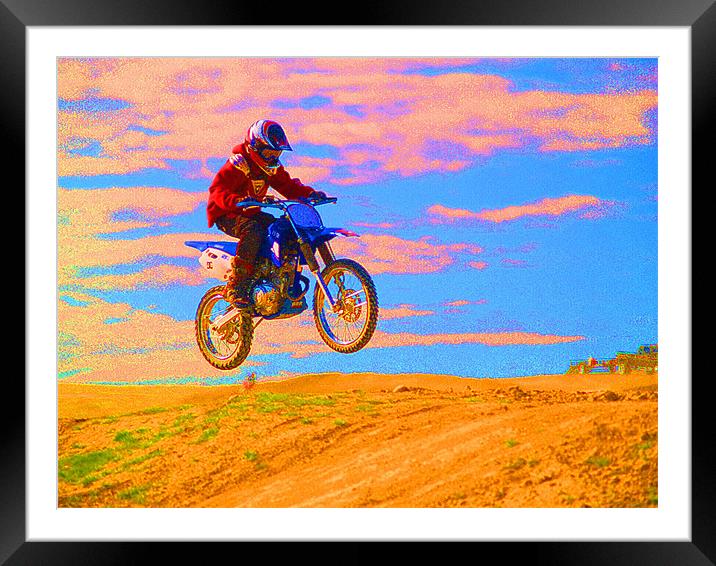 Air!  Colorado Desert Framed Mounted Print by Patti Barrett