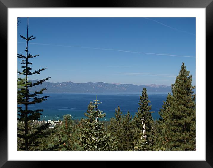 South Lake Tahoe Framed Mounted Print by Patti Barrett