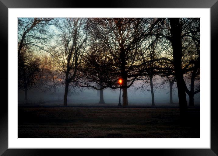 Morning Fog Framed Mounted Print by William Battle