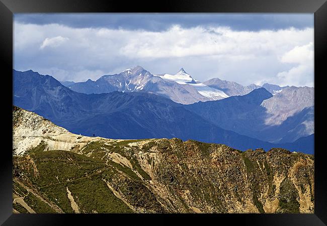 The Alps Framed Print by Cristian Mihaila