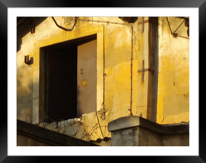 Golden door Framed Mounted Print by Benoit Charon