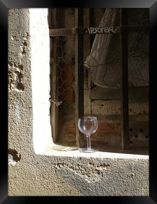 Abandoned glass Framed Print by Benoit Charon