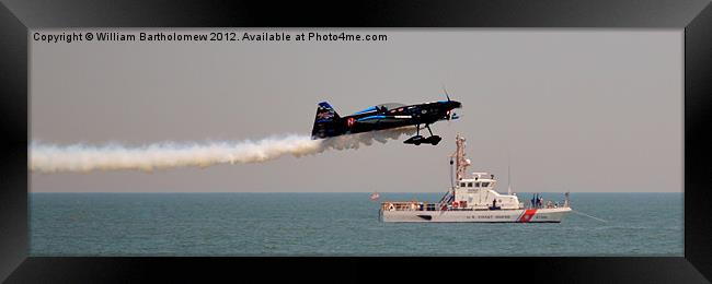 Fly By Framed Print by Beach Bum Pics