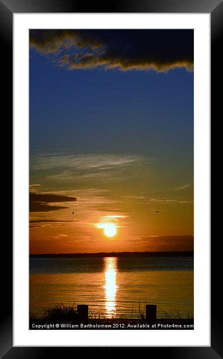 Shades of Sunset Framed Mounted Print by Beach Bum Pics