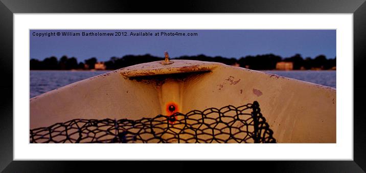 Shot Over the Bow Framed Mounted Print by Beach Bum Pics