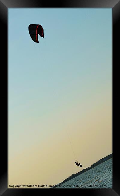 Fun with Kites Framed Print by Beach Bum Pics