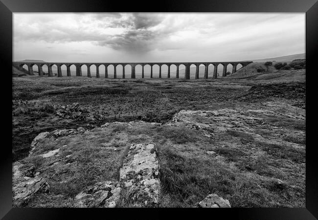 Clouds  over Ribblehead Viaduct Framed Print by Jed Pearson