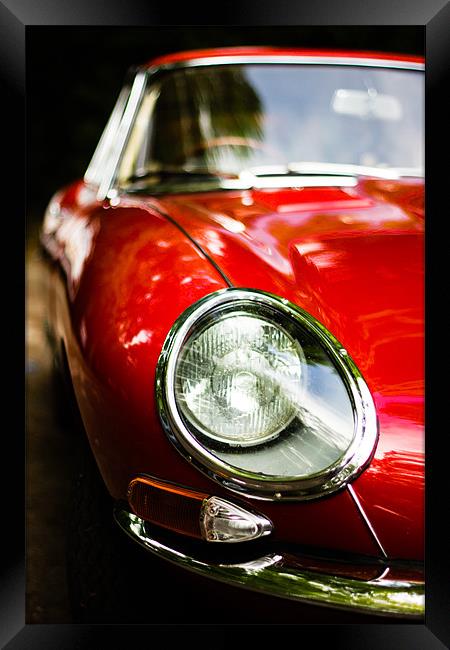 E-Type Framed Print by Jed Pearson