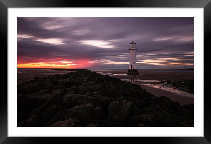 Just Beyond The Sunset Framed Mounted Print by Jed Pearson