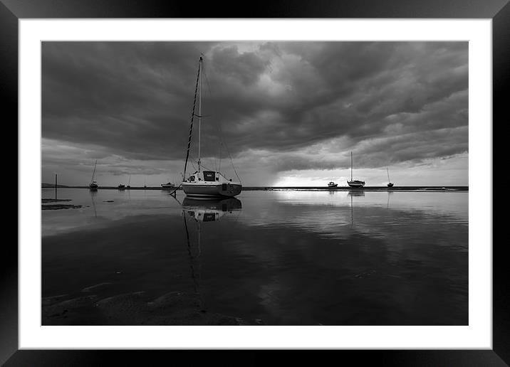 Calm before the storm Framed Mounted Print by Jed Pearson