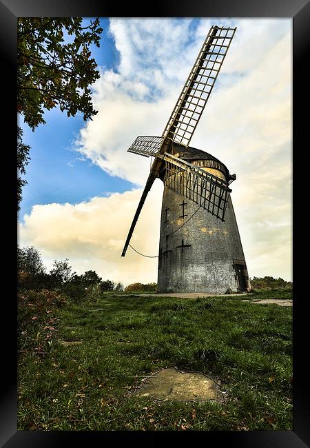 Mill On The Hill Framed Print by Jed Pearson