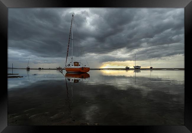 Calm before the storm Framed Print by Jed Pearson