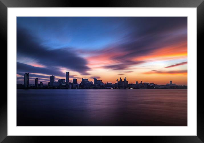 Good Morning Liverpool Framed Mounted Print by Jed Pearson