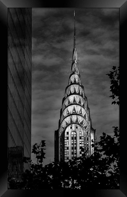 Chrysler Building Framed Print by Jed Pearson