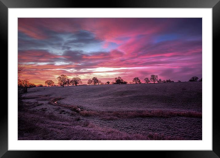 Cheshire Dawn Framed Mounted Print by Jed Pearson