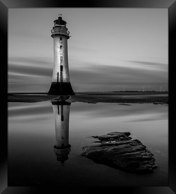 New Brighton Rock Framed Print by Jed Pearson