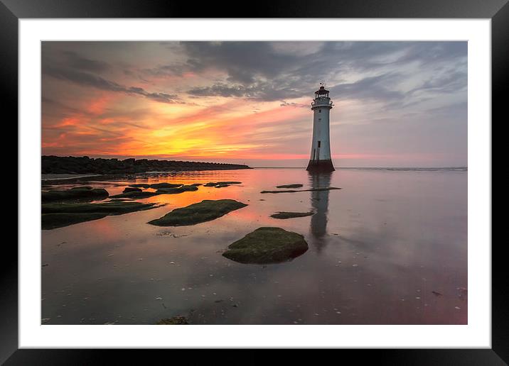 Stepping Stones Framed Mounted Print by Jed Pearson